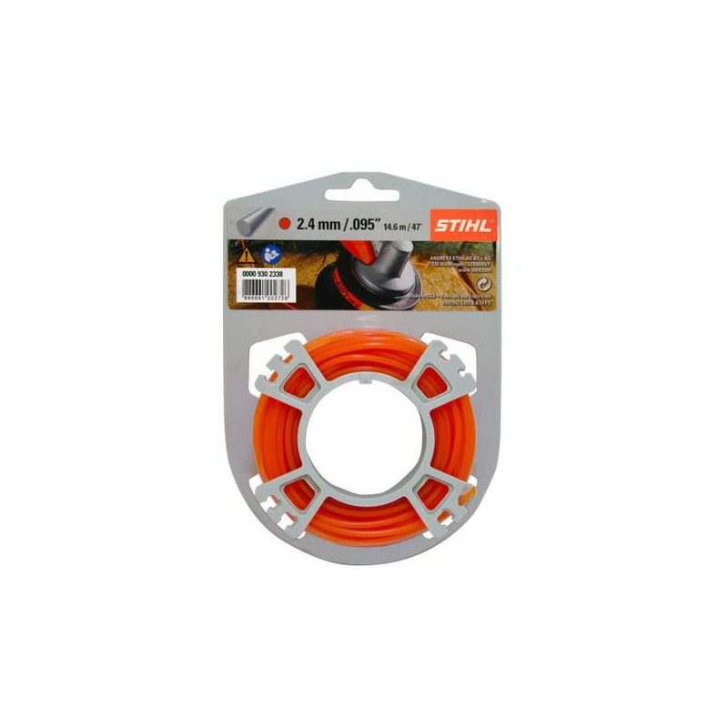 FILO NYLON TONDO DIAM.2,4 X 15 MT.