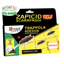 ZAPI DEBELLO TRAP 3 TRAPPOLE ADESIVE SCARAFAGGI