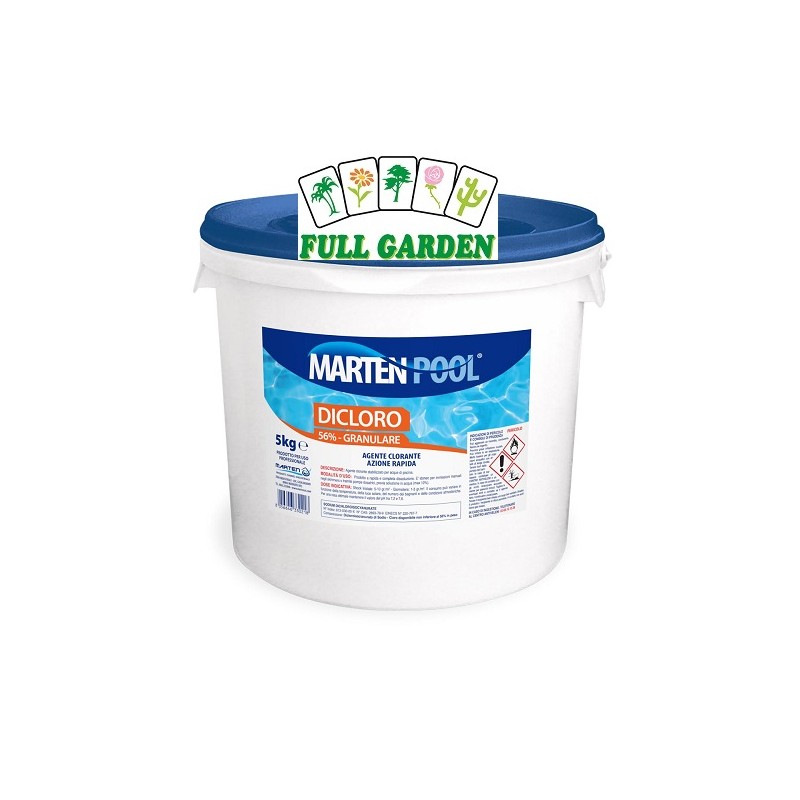 DICLORO 56% PER PISCINA - GRANULARE CONFEZIONE 5KG