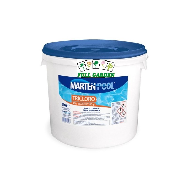 TRICLORO 90% PASTIG. GR200 KG.5