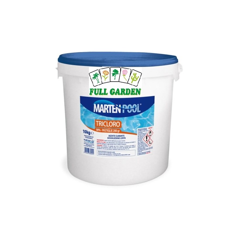 TRICLORO 90% PASTIG. GR200 KG.10