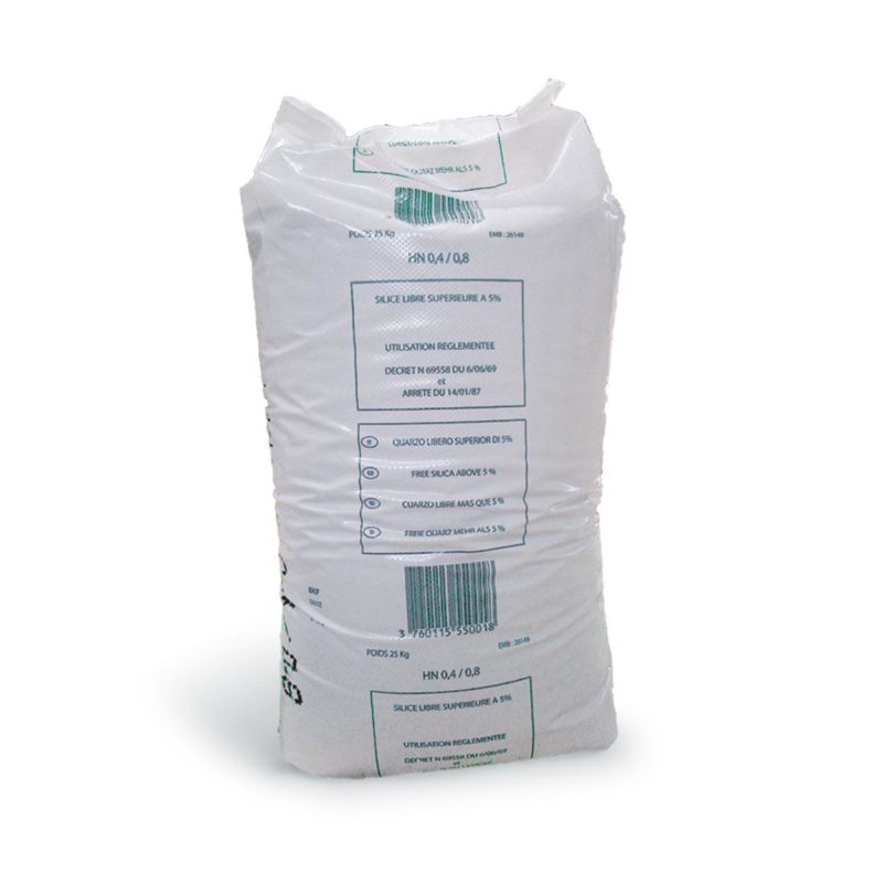 SABBIA 0,4-0,8 MM PER FILTRI KG 25