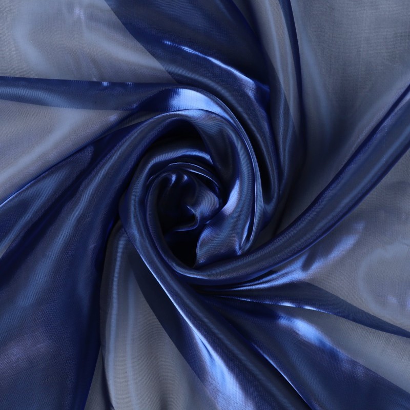 ORGANZA SINGOL TONE CM.145X3MT BLU