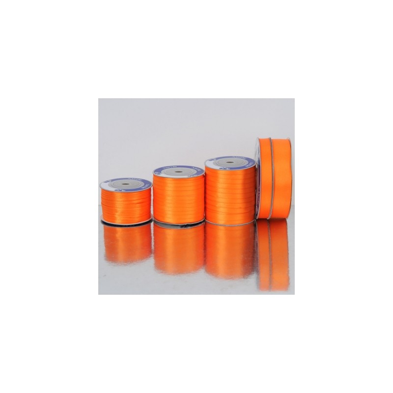 NASTRO RASO MM 6X100 MT ARANCIO