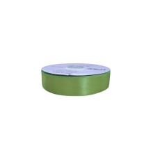 NASTRO DOPPIO RASO MT.50X25MM APPLE GREEN