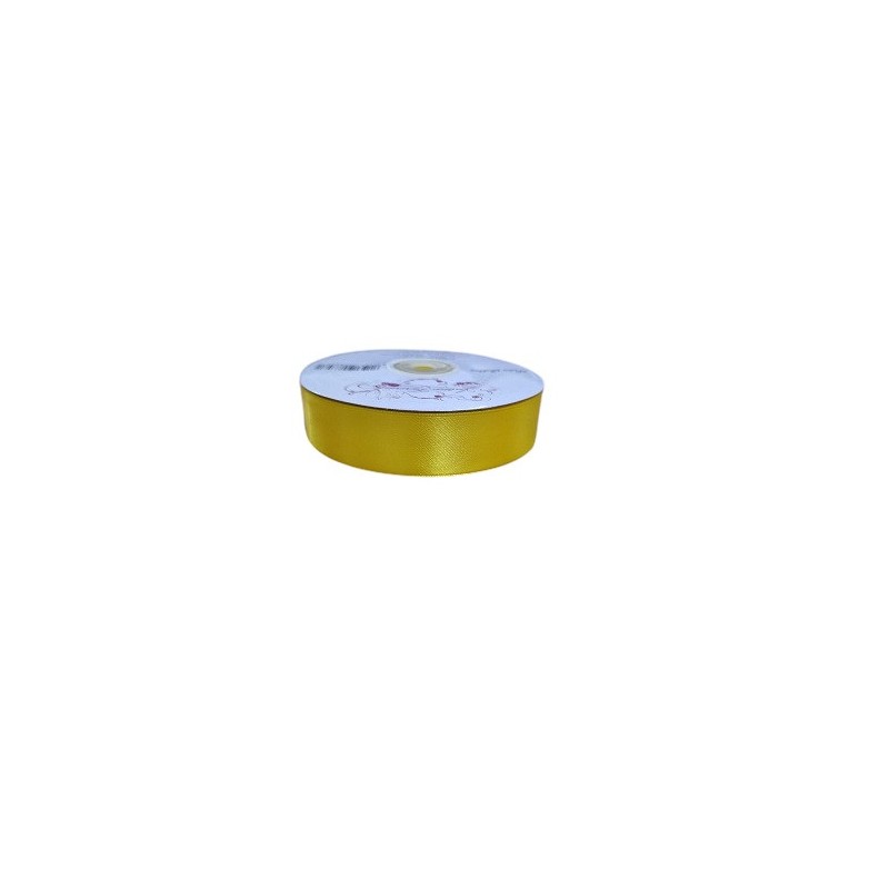 NASTRO DOPPIO RASO MT.50X25MM YELLOW