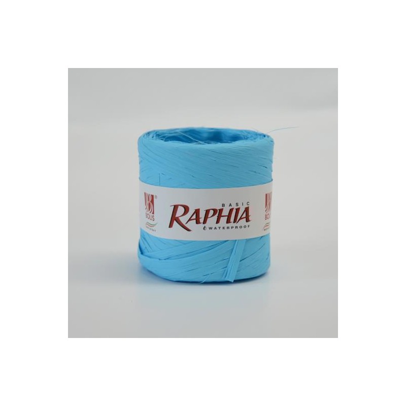 RAPHIA BASIC PACK 200M TURCHESE