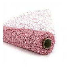 POLYCOTTON NET CM.48X5YDS OLD PINK