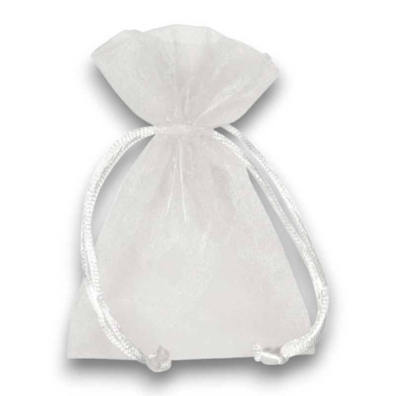 BUSTINA ORGANZA CM 7,5X10 CONF.10 PZ WHITE