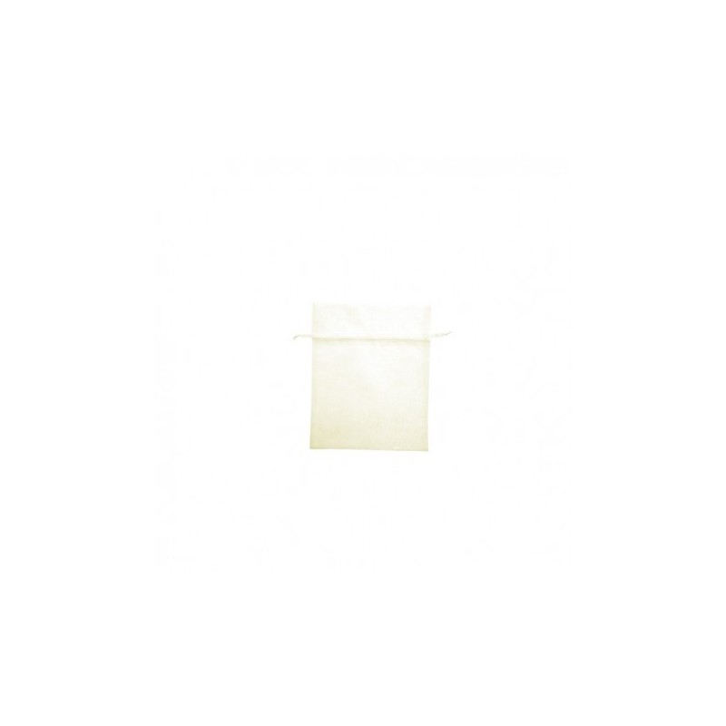BUSTINA ORGANZA CM 7,5X10 CONF.10 PZ CREAM