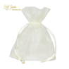 BUSTINA ORGANZA C/TIRANTE RASO CM7,5X5 CREMA