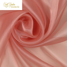 ORGANZA SINGOL TONE CM.145X3MT OLD PINK