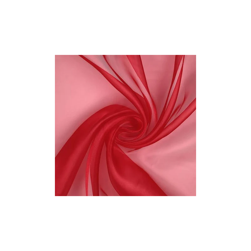 ORGANZA SINGOL TONE CM.145X3MT ROSSO