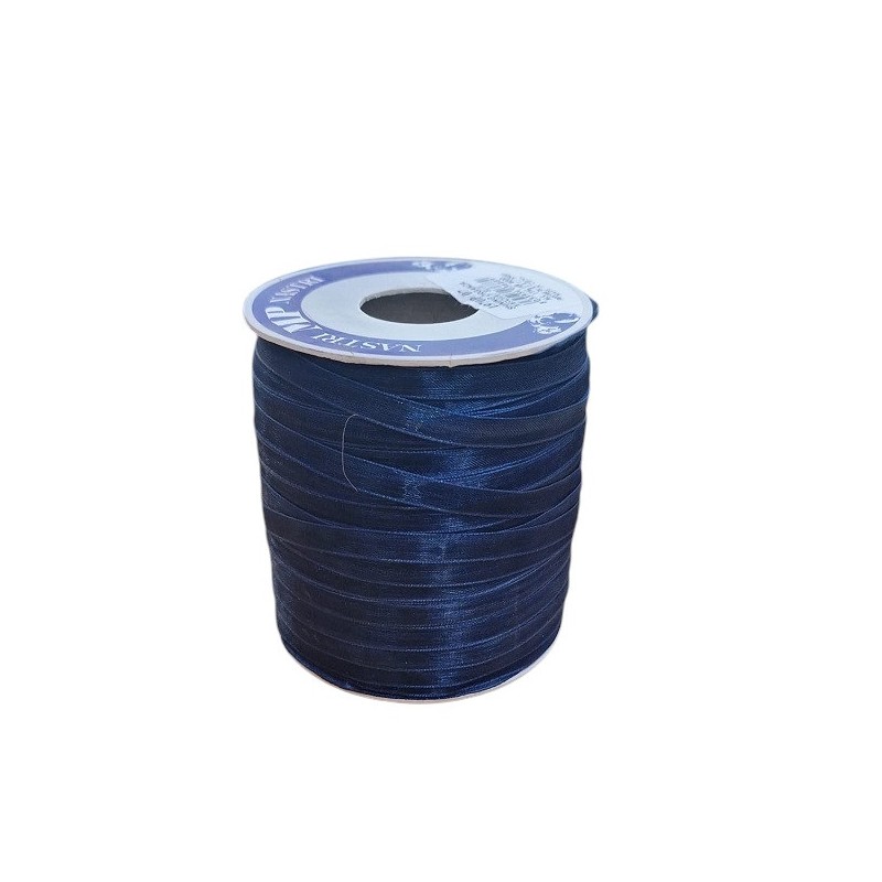 SHINING ORGANZA MM 5X200 MT BLU