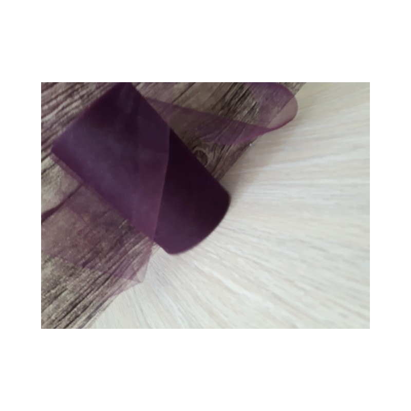 ROTOLO TULLE 100MT H12,5CM PRUGNA