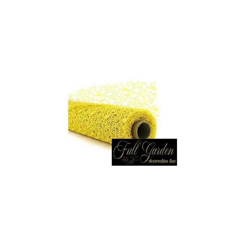 POLYCOTTON NET CM.48X5YDS YELLOW