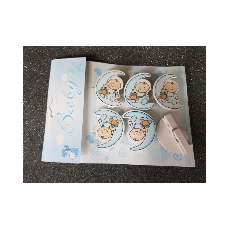 MOLLETTE BIMBO LUNA PZ.6 CELESTE