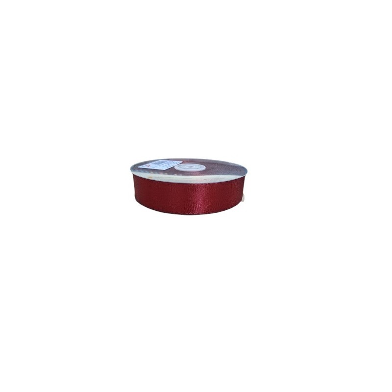 NASTRO DOPPIO RASO MT.50X25MM BURGANDY