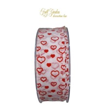 NASTRO CUORI MM40X40MT BIANCO