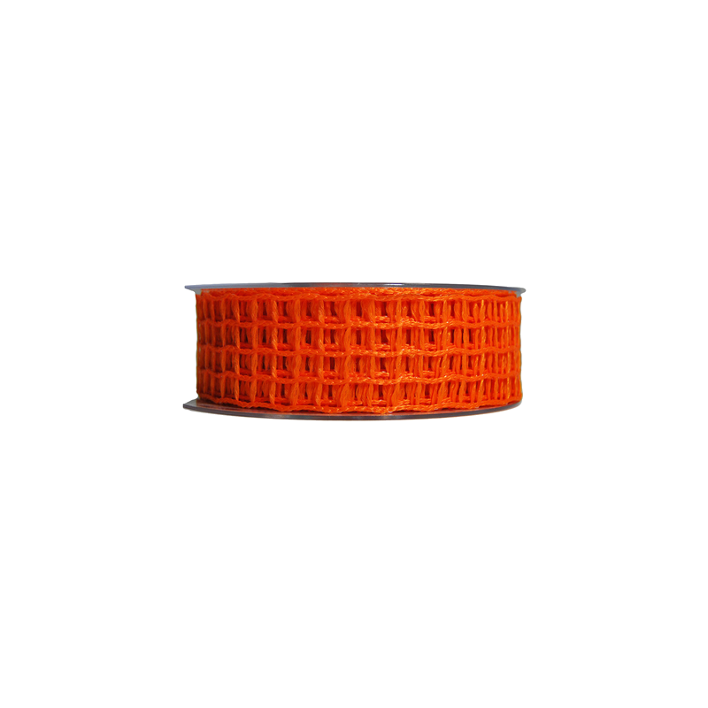 NASTRO RETE LUCE ARANCIO MM.40X20MT