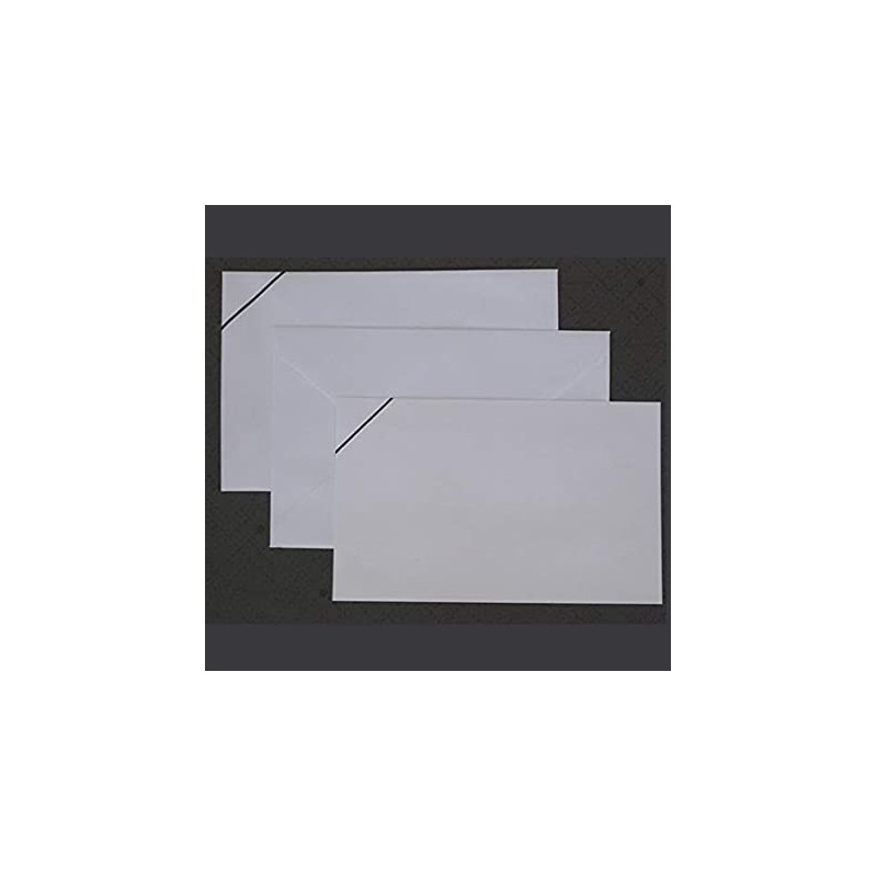 BIGLIETTI E BUSTE ANG. LUTTO PANNA