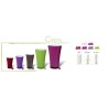 VASO CRISTAL XS ROSSO CM.13X20H