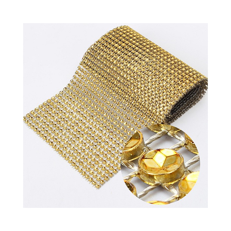 FALSO STRASS ORO 24 LINEE 9YDS