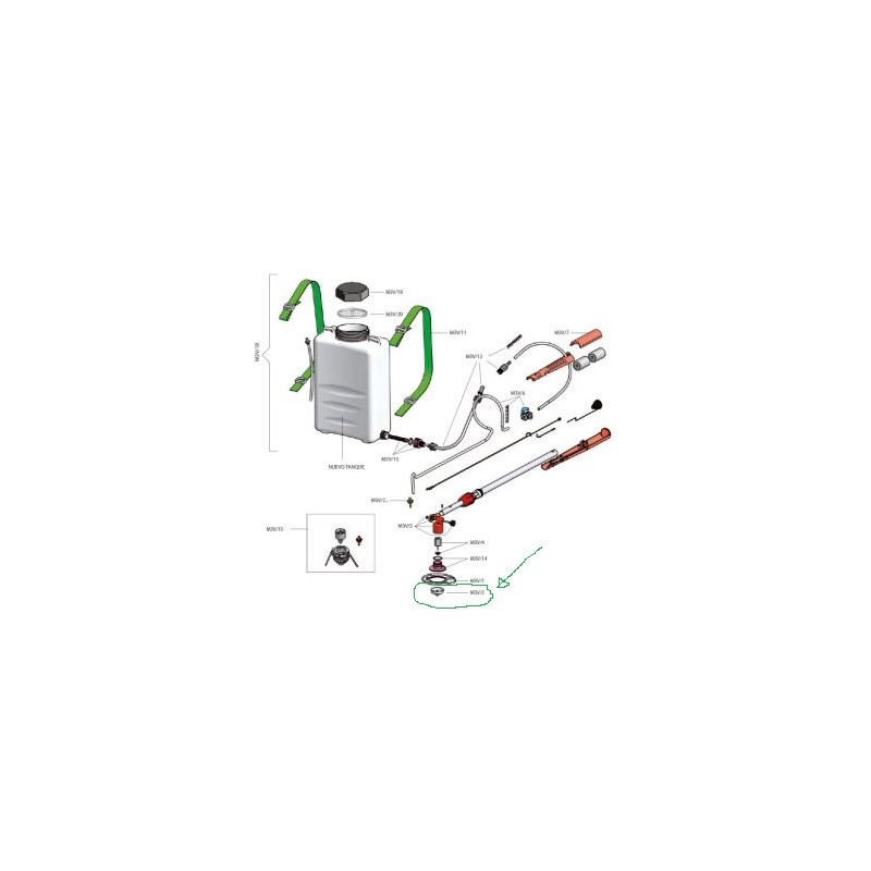 DISCO DIFFUSORE PER M3V