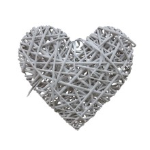 CUORE RATTAN DA APPEND. CM.7 H2,5 BIANCO
