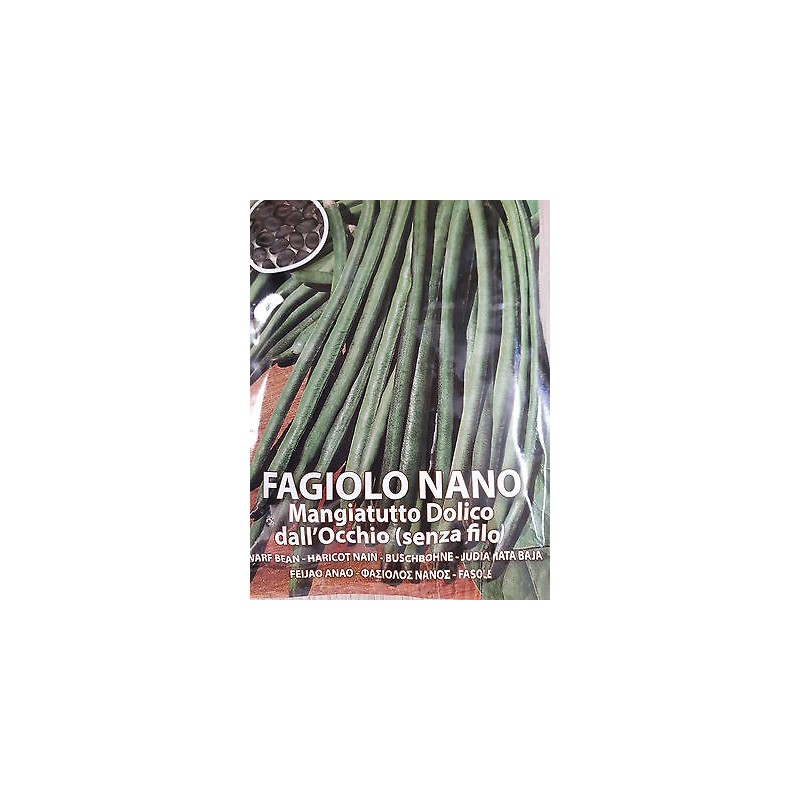 FAGIOLO NANO DOLICO SEME NERO GR.100  (SEMI)