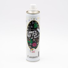 GLITTER SPRAY ARGENTO ML 300