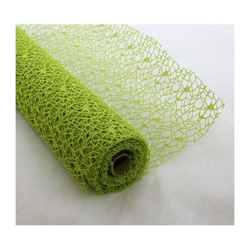 POLYCOTTON NET CM.48X5YDS LT.GREEN