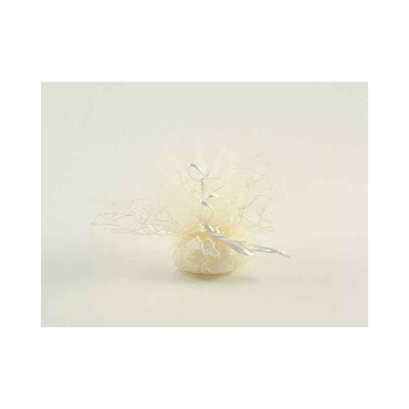 RETE C/ORGANZA CREAM PZ.10
