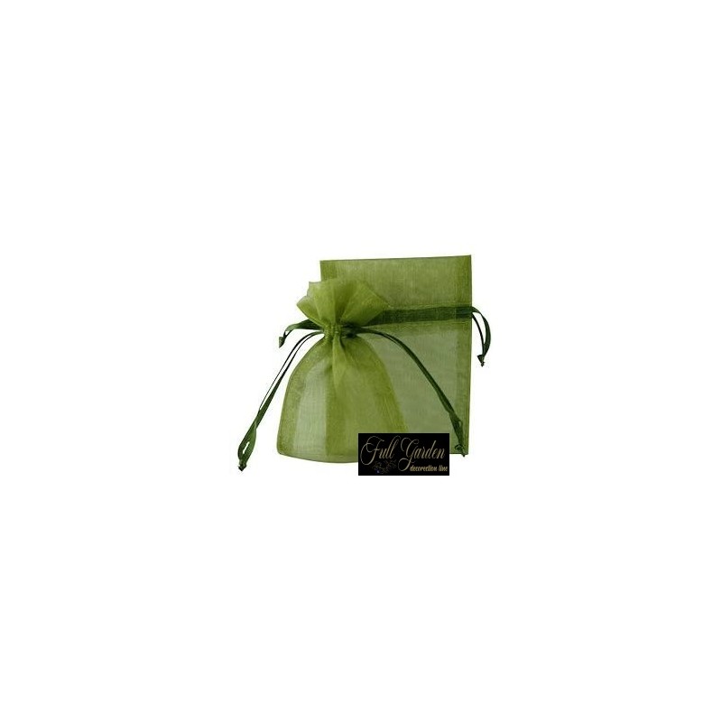 BUSTINA ORGANZA CM 7,5X10 CONF.10 PZ OLIVA
