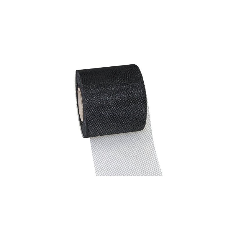 ROTOLO TULLE 100MT H12,5CM NERO