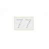 CLEAR DIAM.NUMBER 7 STICKERS PZ.25