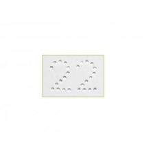 CLEAR DIAM.NUMBER 2 STICKERS PZ.25