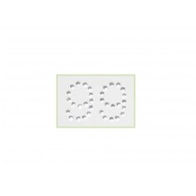 CLEAR DIAM.NUMBER 9 STICKERS PZ.25