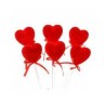 PICK CUORE ROSSO CM.5 PZ.6