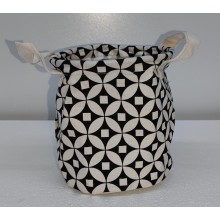 SACCHETTO STOFFA CM.16 D.17 BLACK