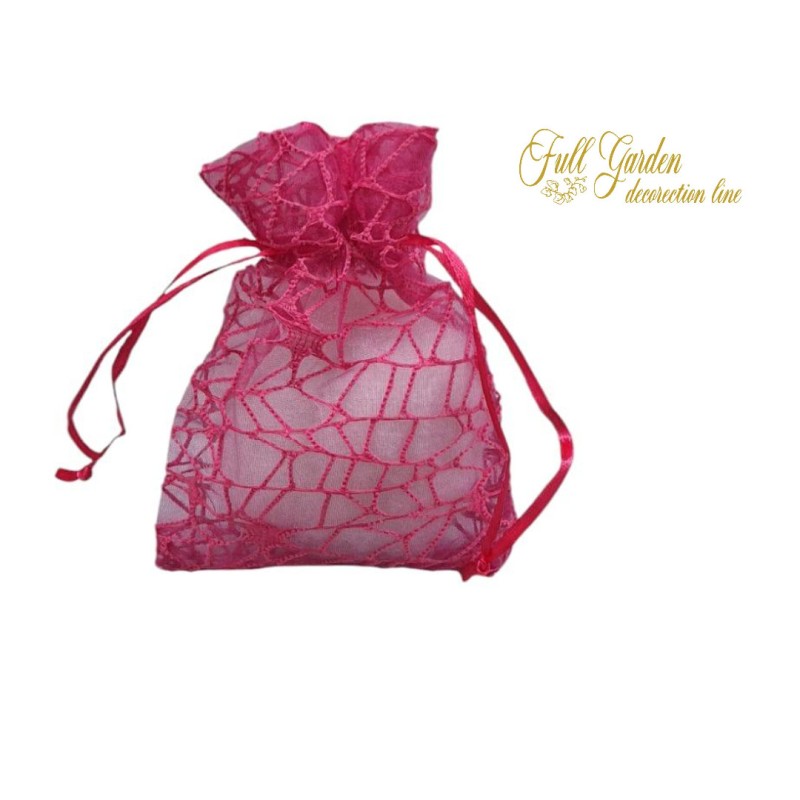 SACCHETTI RETE FUXIA PZ.12