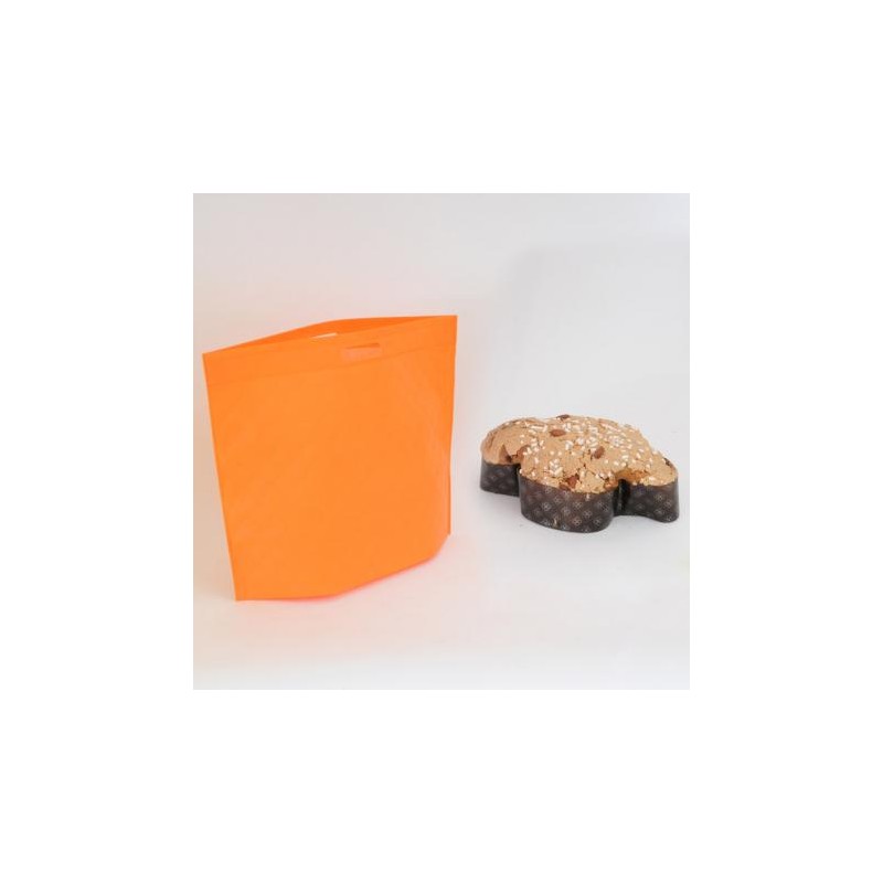 BORSA TNT GOFFRATO ORANGE CM50X40X22