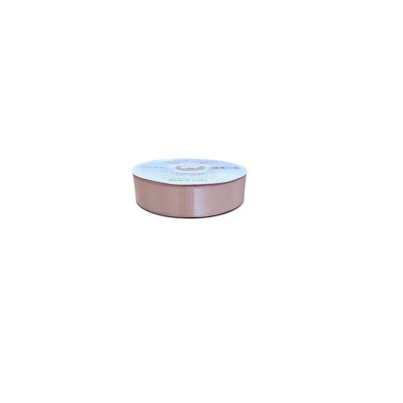 NASTRO DOPPIO RASO MT.50X25MM PEACH