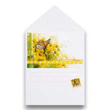 TELEGRAMMA FIORI E FARFALLA PZ.100