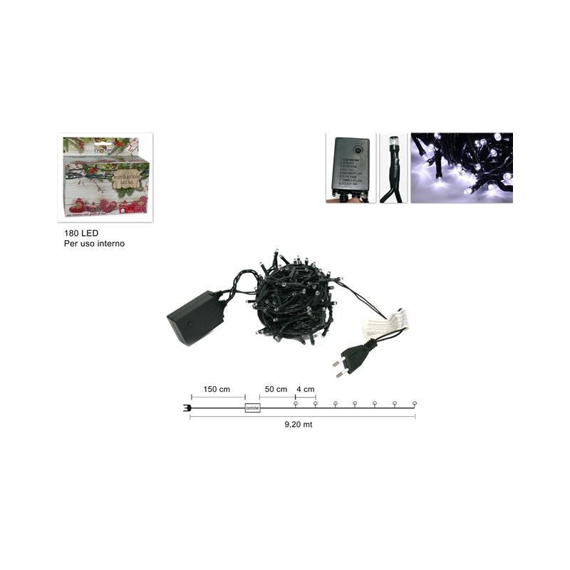 MINILUCCIOLE 180LED BIANCO PER INTERNO