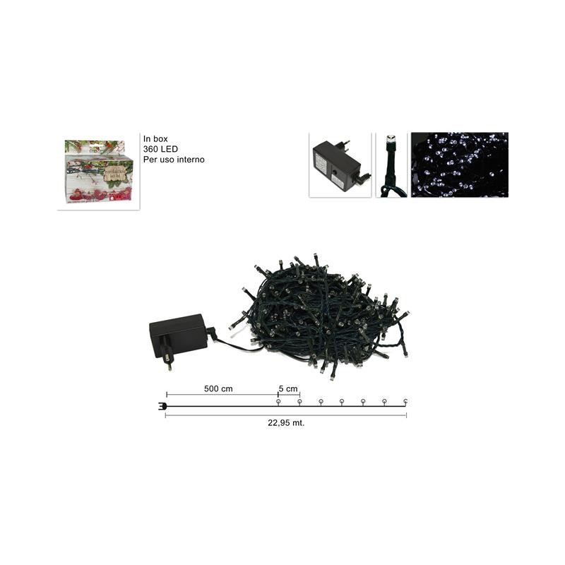 MINILUCCIOLE 360LED BLU PER INTERNO