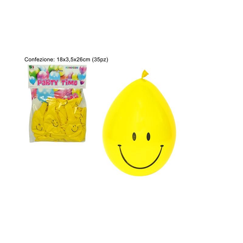 BUSTA PALLONCINI 35PZ SMILE