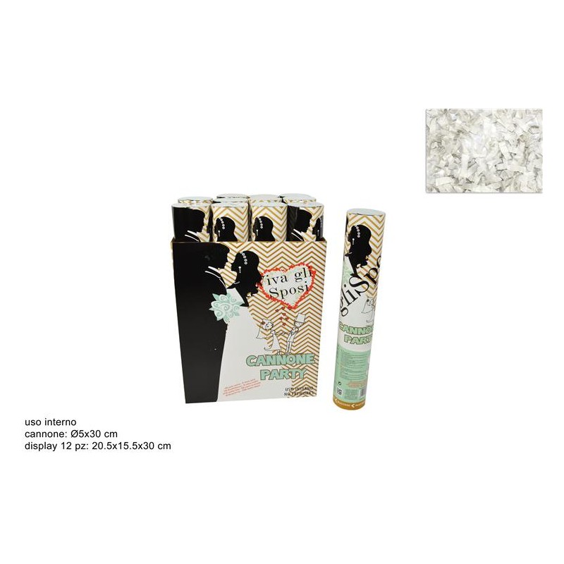 CANNONE PARTY POPPER SPOSI CM.30