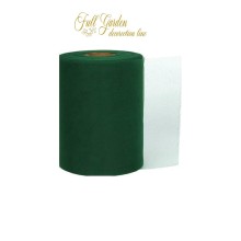 ROTOLO TULLE 100MT H12,5CM VERDE BOSCO
