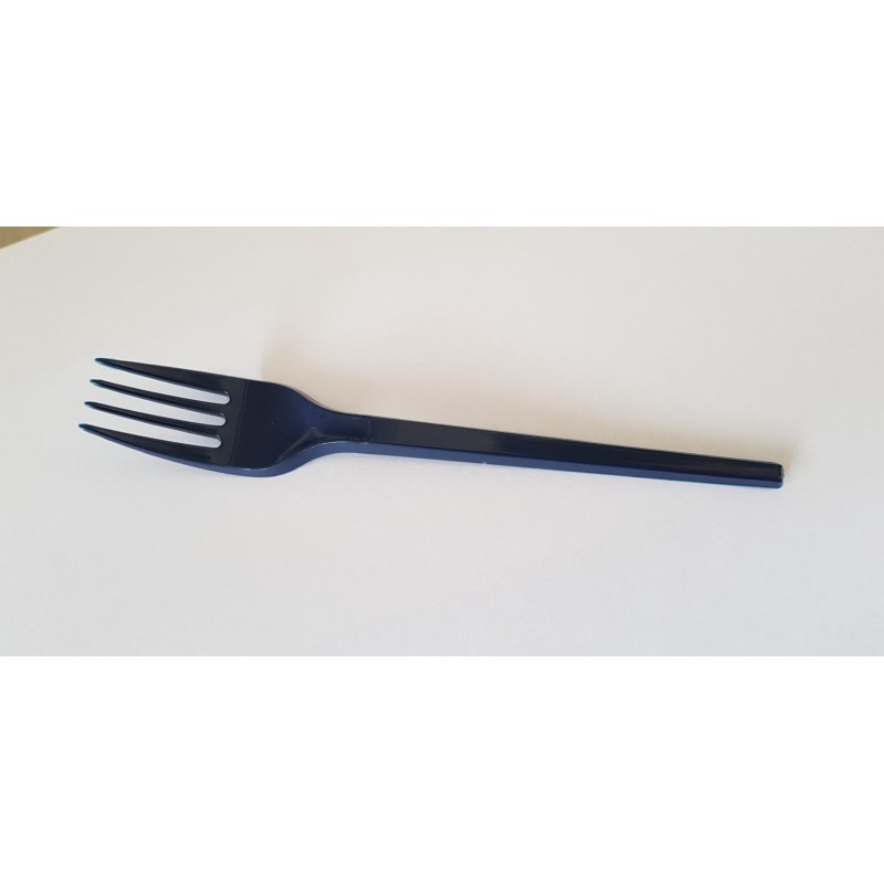 FORCHETTA PLASTICA BLU  PZ.15